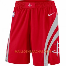 Houston Rockets Homme Shorts Rouge Nike Swingman